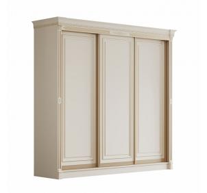 Шкаф-купе 2,40 "Монако" 3ст. Крем, Золото, Профиль золото Шкаф-купе 2,40 "Монако" 3ст. Крем, Золото, Профиль золото