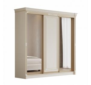 Шкаф-купе 2,40 "Монако" 3ст. Крем, Золото, Профиль золото Шкаф-купе 2,40 "Монако" 3ст. Крем, Золото, Профиль золото