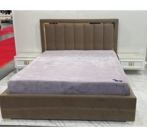 Виктория СВК-07 Кровать сп/м 1,6м каркас Белый с золотом