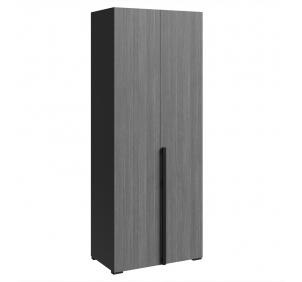 Беллуччи Шкаф 2-х дв полки и вешалка СБЛ-04 Графит