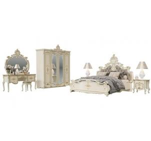 Спальня Шейх Слоновая кость 4-х дв шкаф
