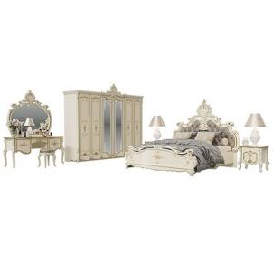 Спальня Шейх Слоновая кость 6-ти дв шкаф