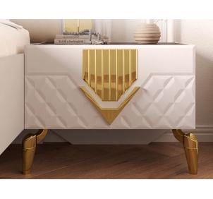 Севиль СВЛ-04 Тумба прикроватная Кашемир с золотом