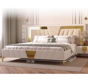 Севиль СВЛ-03 Кровать 180х200 с основанием Кашемир с золотом