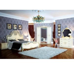 Грация спальня 4-х дв шкаф (слоновая кость)