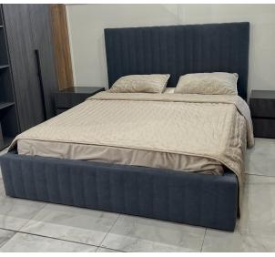 Беллуччи Кровать велюр каркас 160х200 СБЛ-07 Графит