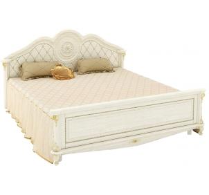 СД-02 Да Винчи кровать 180 каркас Белая патина