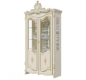 ГШ 04 Шейх Витрина 2 дв Слоновая кость
