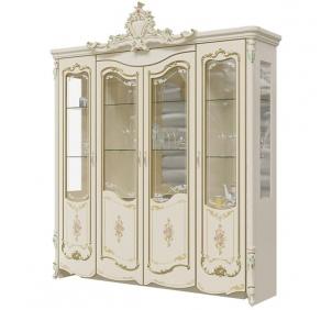 ГШ 05 Шейх Витрина 4 дв Слоновая кость
