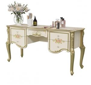 Шейх стол туалетный СШ-05 Слоновая кость/Золото
