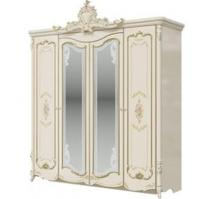 СШ 01 Шейх шкаф 4-х дверный Слоновая кость