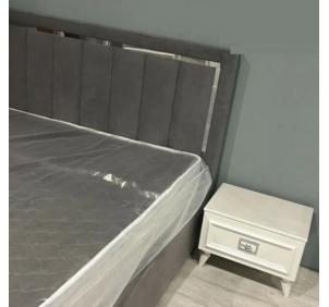 Виктория СВК-12 Тумба прикроватная Белый с серебром