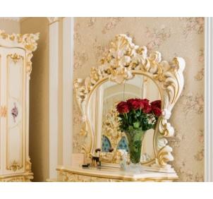 СБ-05 Зеркало Барокко Люкс слоновая кость