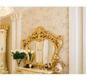 СБ-05 Зеркало Барокко Люкс слоновая кость Золото