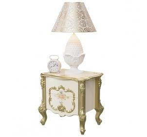 СШ 04 Шейх тумба прикроватная Слоновая кость/Золото