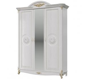 СД-09 Да Винчи шкаф 3 дв Белая патина