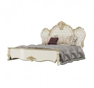 СДВ-03 Дольче Вита Кровать 1800 каркас Слоновая кость/золото