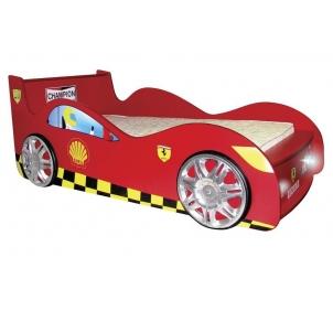 Кровать машина Формула Красная
