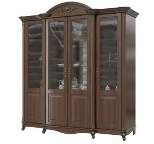 ГД-05 Да Винчи шкаф 4-х дверный Орех