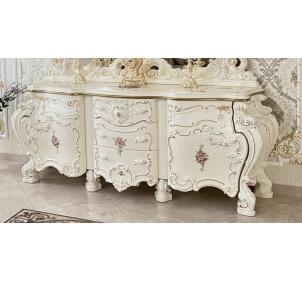 ГБ-05 Комод большой БАРОККО ЛЮКС Слоновая кость