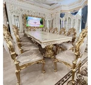 ГБ-09 Стол обеденный БАРОККО ЛЮКС Золото