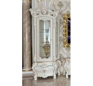 ГБ-01 Шкаф 1 дв ЛЕВЫЙ БАРОККО ЛЮКС Слоновая кость