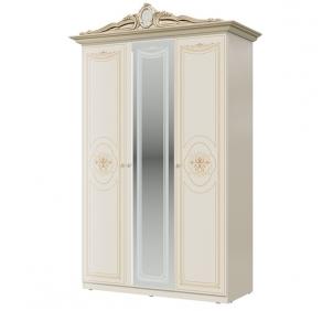 СГ-01 Грация шкаф 3 дв Слоновая кость