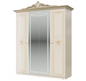 СГ-02 Грация шкаф 4 дв Слоновая кость