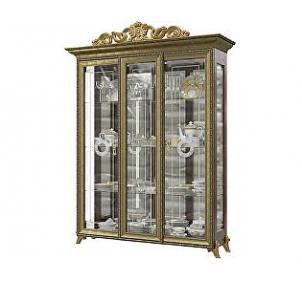 Версаль ГВ-04 витрина 3 дв Орех