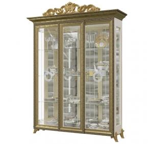 Версаль ГВ-04 витрина 3 дв Слоновая кость