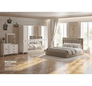 Спальня Виктория Белая с серебром 1