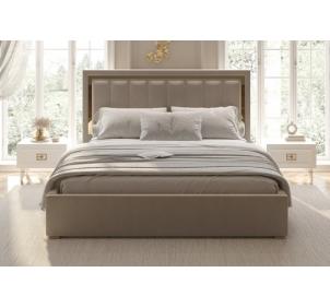 Виктория СВК-07 Кровать сп/м 1,6м каркас Белый с серебром