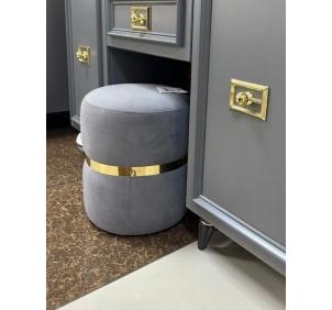 Виктория СВК-16 Пуф Графит с золотом