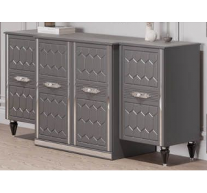 Комод (сер.-сереб.) гостиная "Мария"