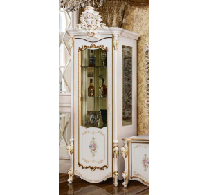 Шкаф 1-дверный (левый) , слоновая кость, гостиная "Шейх"