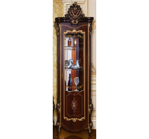 Шкаф 1-дверный (правый) , орех тайский, гостиная "Шейх"