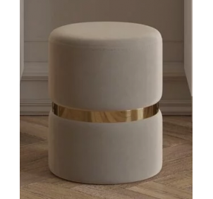 Пуф (бел.-зол.) спальня "Виктория"