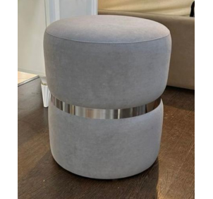 Пуф (сер.-сереб.) спальня "Виктория"