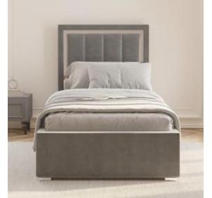 Кровать сп/м 0,9м (бел.-зол.) спальня "Виктория"