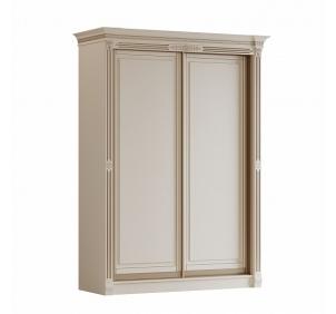 Шкаф-купе 1,80 "Камелия" 2ст. Крем, Шампань, Профиль серебро Шкаф-купе 1,80 "Камелия" 2ст. Крем, Шампань, Профиль серебро