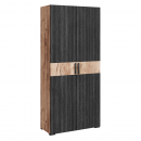 Купить Шкаф 2х-дверный с вешалкой и полками «Берта» (ПБ-02) мебельной фабрики по низкой цене! Распродажа!