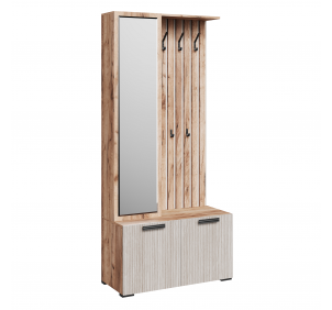 Секция с вешалками и обувницей «Берта» (ПБ-03)