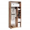 Купить Шкаф 2х-дверный с вешалкой и полками «Берта» (ПБ-02) мебельной фабрики по низкой цене! Распродажа!