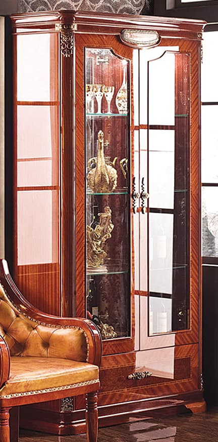 Витрина 2дв. Djiada орех