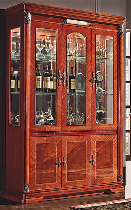 Витрина 3-дв. Djiada орех