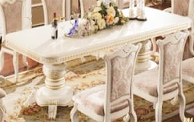 СТОЛ 718 беленый дуб 2,5м. Daming