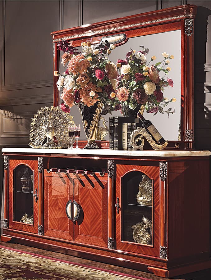 КОМОД С ЗЕРКАЛОМ Djiada орех