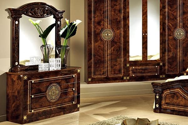Комод с зеркалом, Рома орех