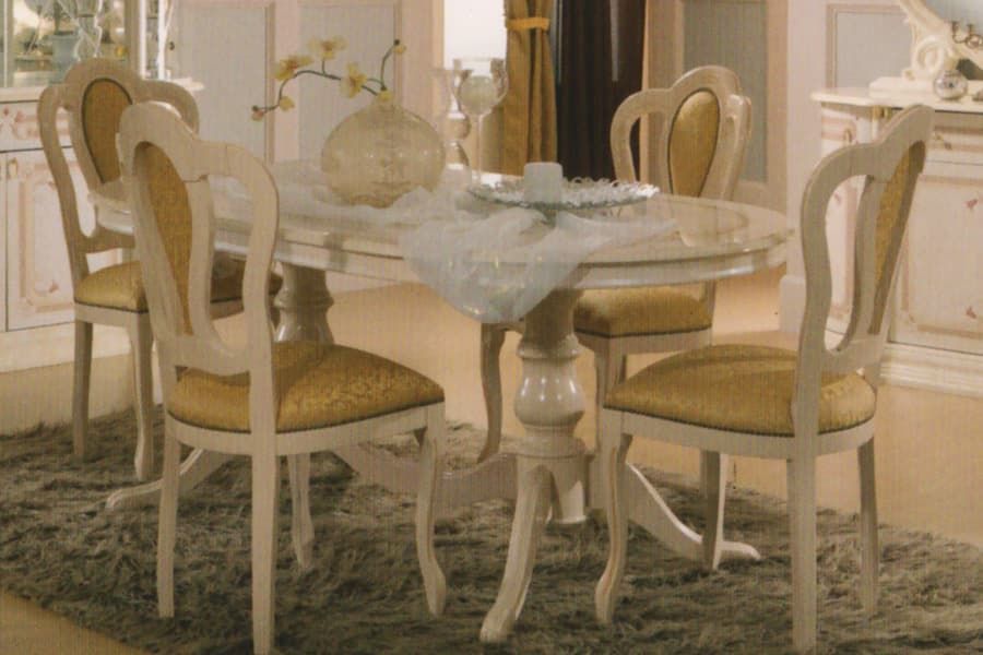 Стол обеденный Роза беж (раскладной)