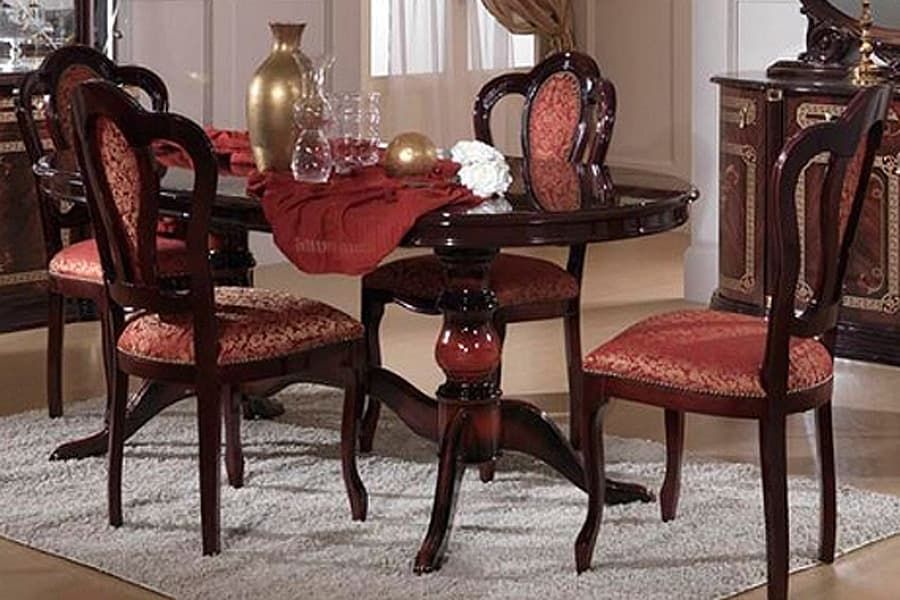 Стол обеденный Роза могано (раскладной)